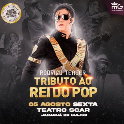 Rodrigo Teaser - Tributo ao Rei do Pop -JAR