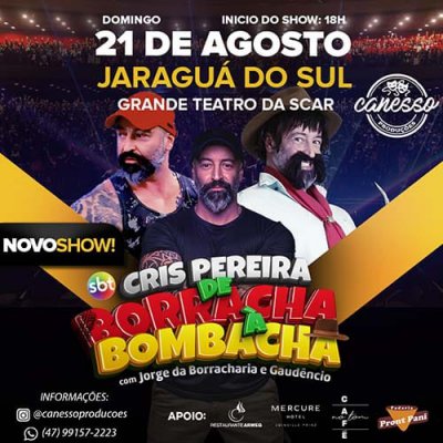 Gaudêncio + Jorge da Borracharia - Cris Pereira Novo Show -JAR