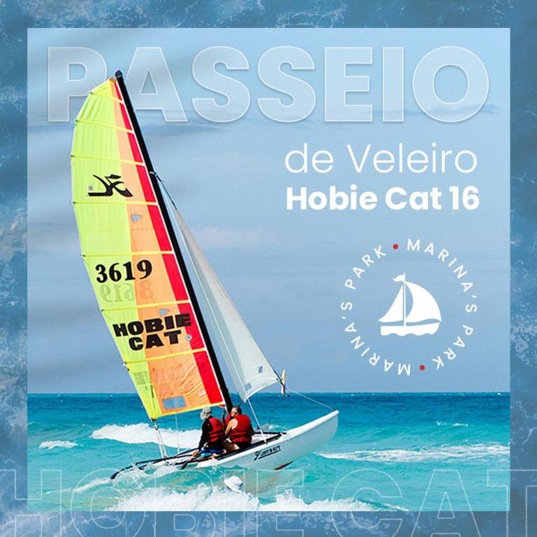 Passeio de veleiro Hobie Cat 16