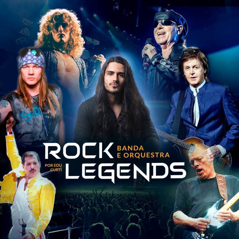 Rock Legends com Edu Curti, Banda & Orquestra - Joinville SC