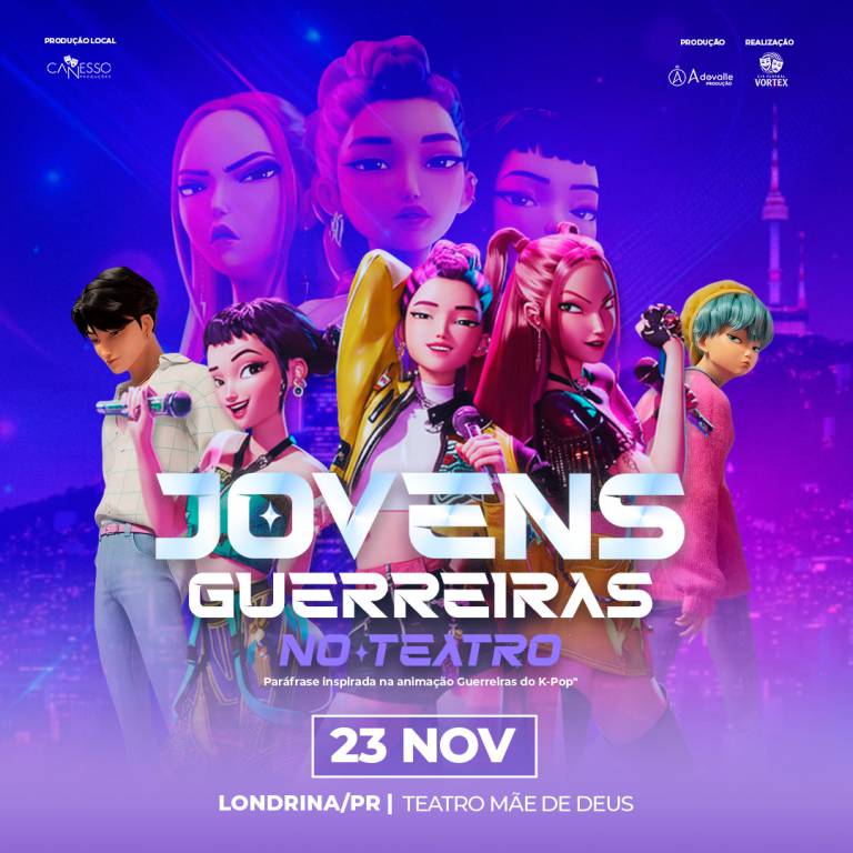 Jovens Guerreias no Teatro - Londrina/PR