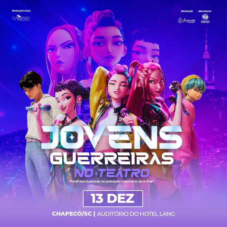Jovens Guerreias no Teatro - Chapec/SC