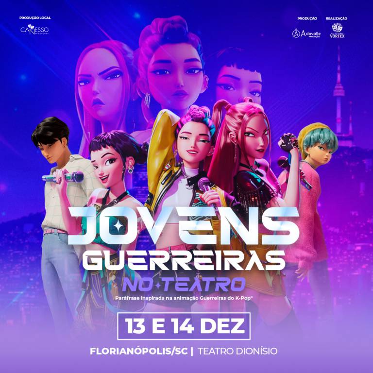 Jovens Guerreias no Teatro - Florianpolis/SC