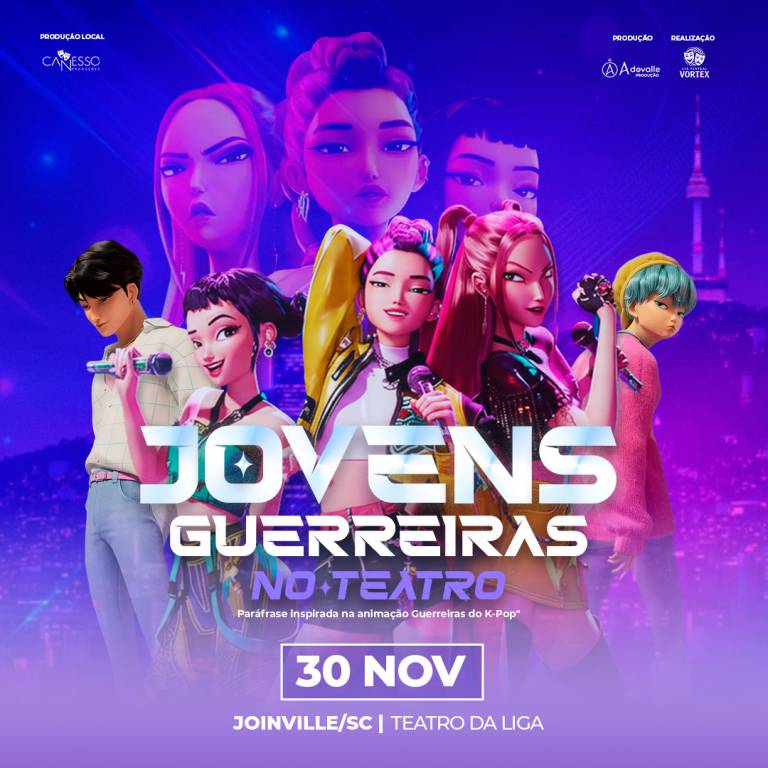 Jovens Guerreiras no Teatro - Joinville/SC