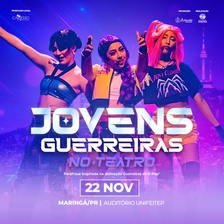 Jovens Guerreiras no Teatro - Maring/PR