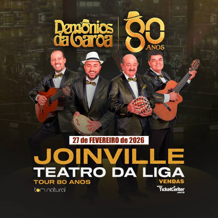 Demnios da Garoa - Turn 80 anos - Joinville SC