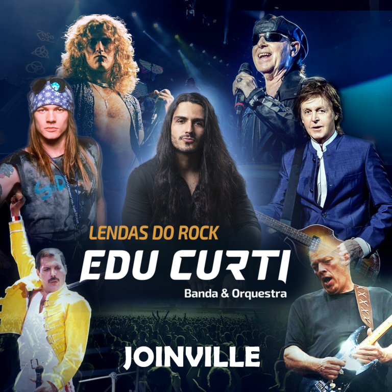 Edu Curti Lendas do Rock, Banda & Orquestra - Joinville SC