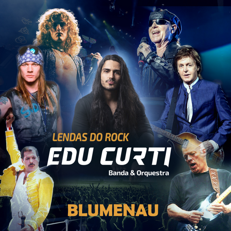 Edu Curti Lendas do Rock, Banda & Orquestra - Blumenau SC