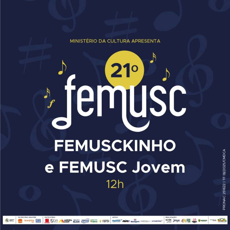 21� Femusc - Concerto FEMUSC Jovem e Femuskinho