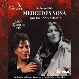 Tributo Oficial Mercedes Sosa Por Indiana Nomma - Curitiba PR