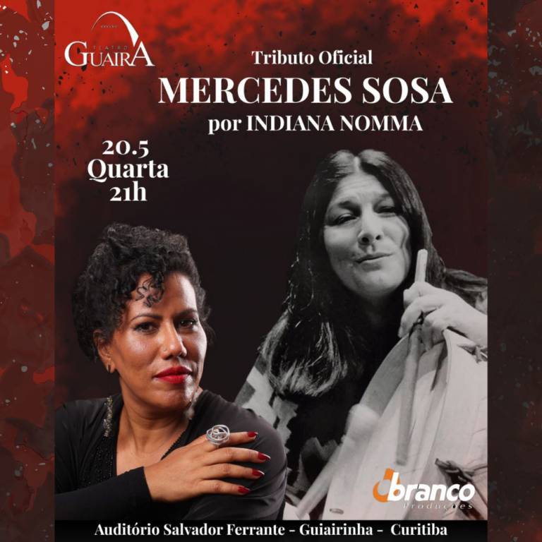 Tributo Oficial Mercedes Sosa Por Indiana Nomma - Curitiba PR