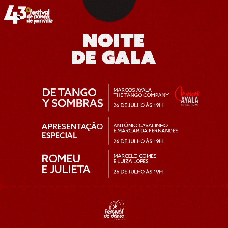 FDJ 26/07 Noite de Gala: De Tango y Sombras, Romeu e Julieta