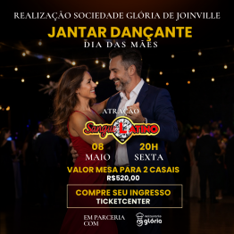Jantar Dan�ante em Homenagem ao dia Das M�es