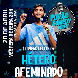 Leandro Leitte em 'H�tero Afeminado'