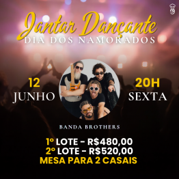 Jantar Dan�ante em Homenagem ao Dia dos Namorados