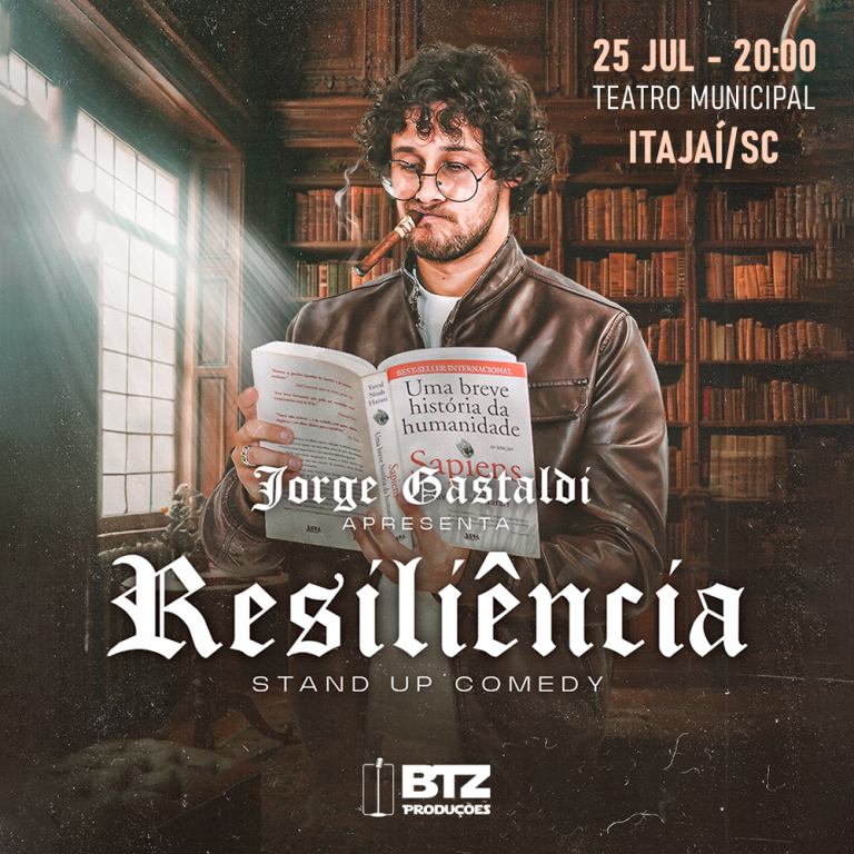 JORGE GASTALDI em RESILI�NCIA - Stand Up Comedy - Itaja� SC