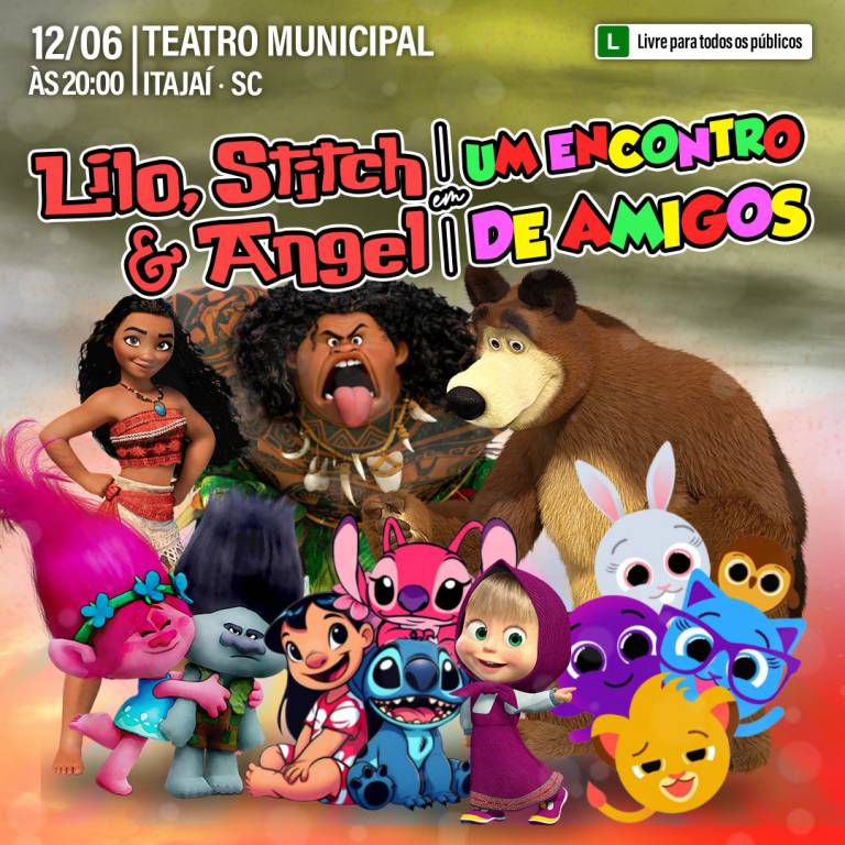 Lilo, Stich e Angel  Convidam Os Amigos - Itaja�