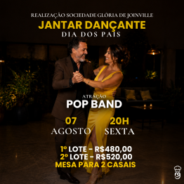 Jantar Dan�ante em Homenagem ao Dia dos Pais