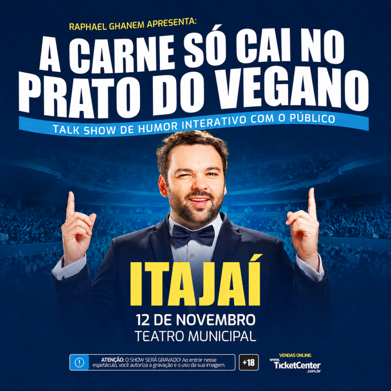 Raphael Ghanem - A Carne S� Cai No Prato Do Vegano - Itaja� SC